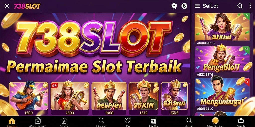 Tampilan gameplay <strong>738SLOT</strong> yang menarik dan interaktif.