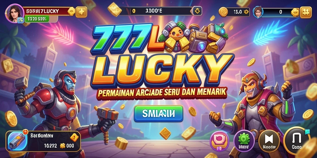 Screenshot gameplay 777LUCKY menampilkan aksi mendebarkan dan grafis mengagumkan.