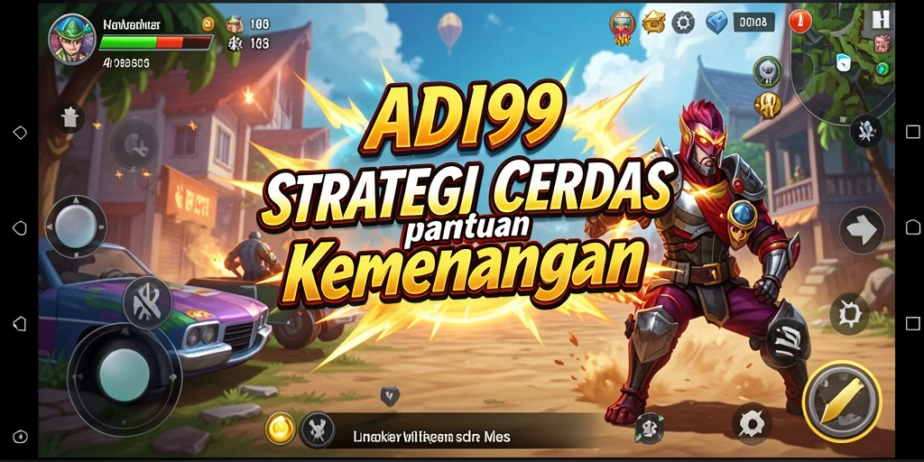 Screenshot gameplay ADI99 yang menampilkan pertempuran strategis.
