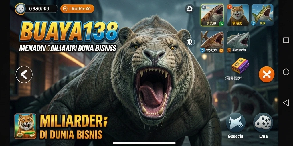 Tampilan gameplay BUAYA138 yang menarik dan dinamis.