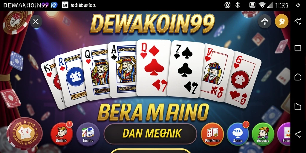 Tampilan gameplay seru DEWAKOIN99 saat bermain Domino.