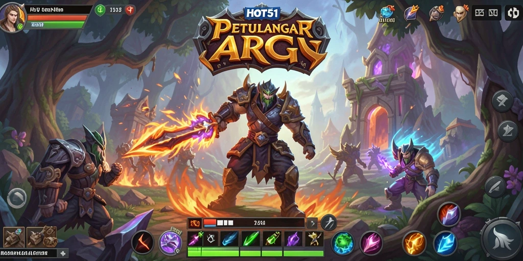 Gameplay HOT51 yang seru dan mendebarkan dalam dunia ARPG.