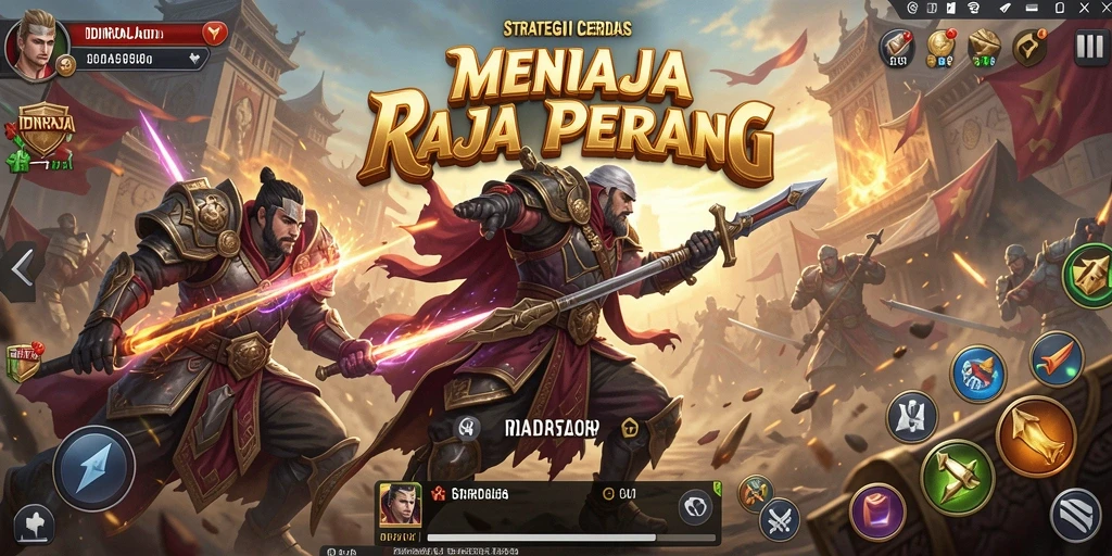 Tampilan gameplay strategis di IDNRAJA yang mendebarkan dan penuh taktik.