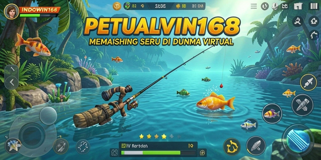 Gameplay seru INDOWIN168 dengan pengalaman memancing yang mengasyikkan.