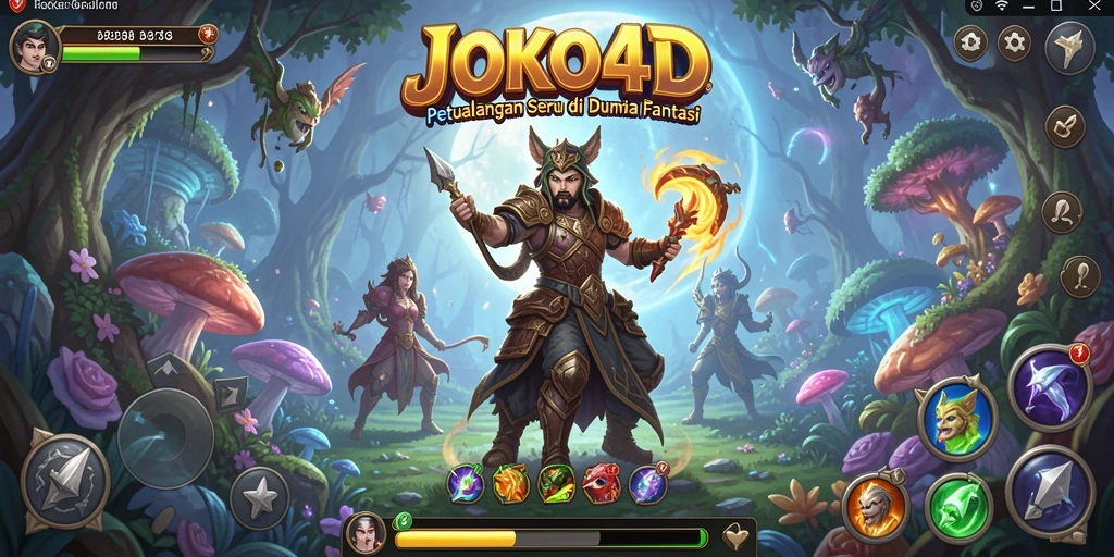 Tampilan gameplay <strong>JOKO4D</strong> yang menampilkan petualangan penuh aksi.