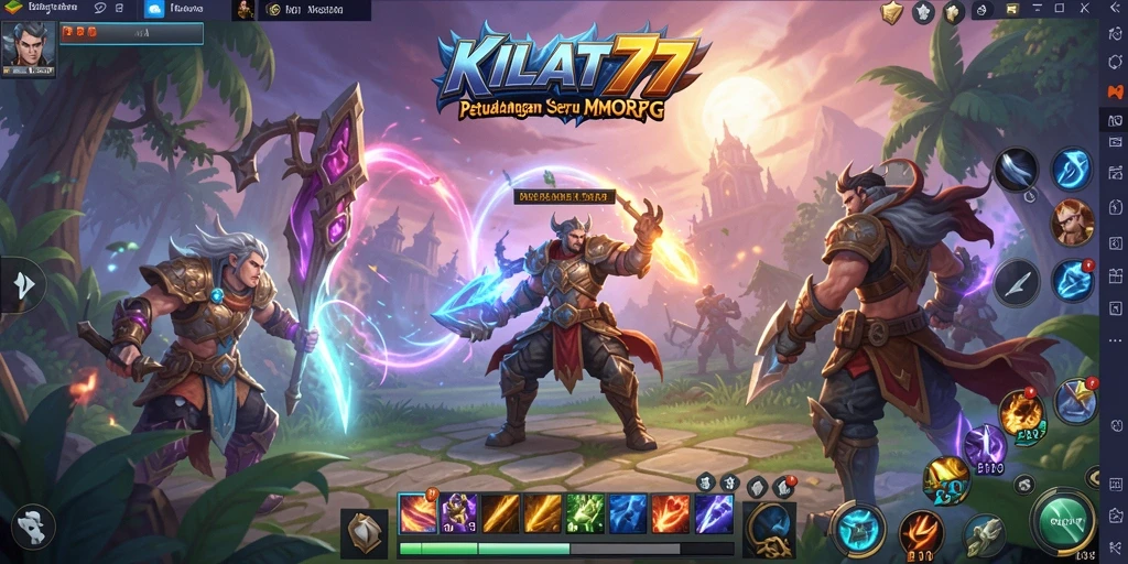 Tampilan gameplay KILAT77 yang penuh aksi dan petualangan.