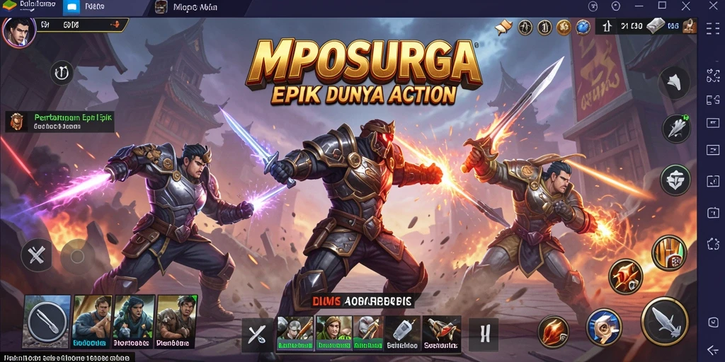 Gambaran mendebarkan dari pertarungan seru di MPOSURGA.