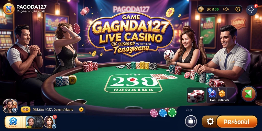 Tangkapan layar menunjukkan gameplay seru di PAGODA127 Live Casino.