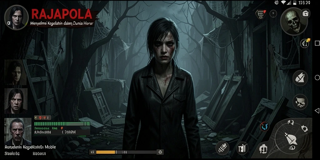 Tampilan gameplay menegangkan dari RAJAPOLA yang memikat hati.