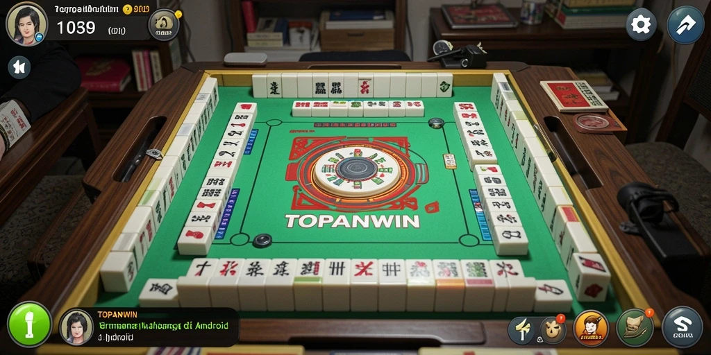 Screenshot gameplay TOPANWIN yang menunjukkan keindahan permainan Mahjong.