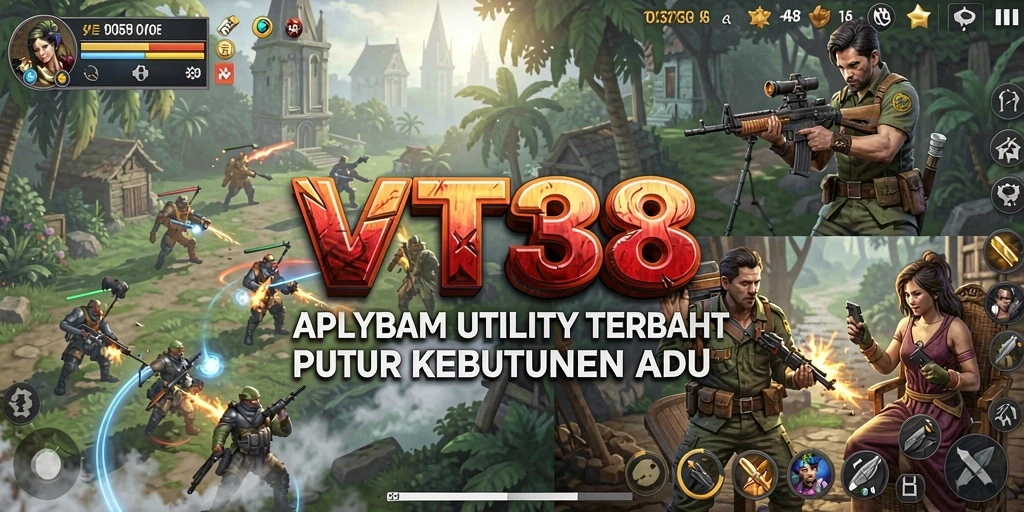 Tampilan VT38 dengan fitur utilitas yang menarik dan mudah digunakan.